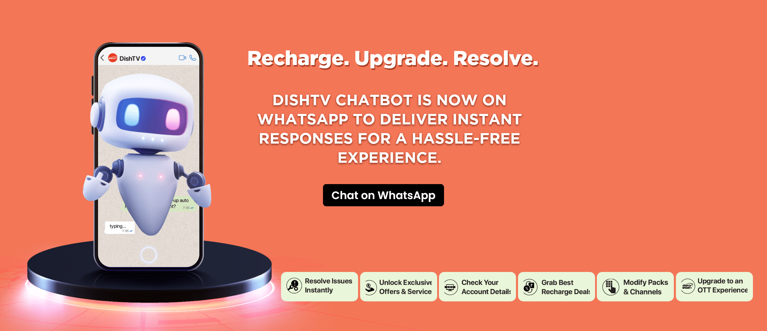 Dishtv Whatsapp bot
